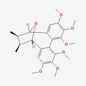 Chemical structure of Kadsulignan N