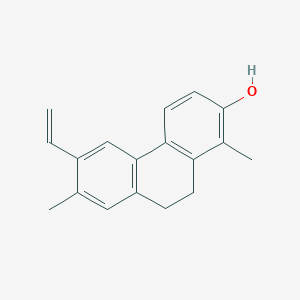 Chemical structure of Juncuenin A