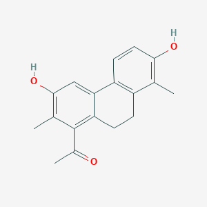 Chemical structure of Juncatrin A