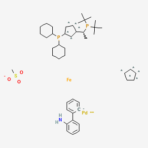 Chemical structure of Josiphos SL-J009-1 Pd G3