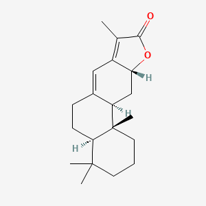 Chemical structure of Jolkinolide E