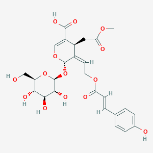 Chemical structure of Jaslanceoside B