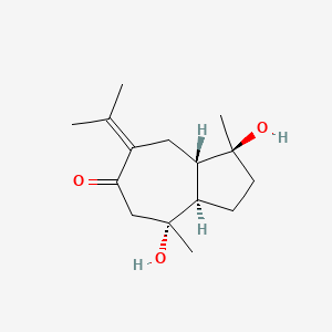Chemical structure of Isozedoarondiol