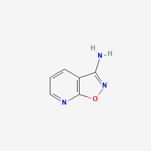 Chemical structure of Isoxazolo[5,4-b]pyridin-3-amine