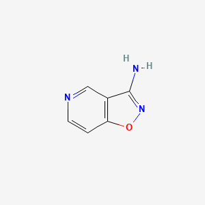 Chemical structure of Isoxazolo[4,5-c]pyridin-3-amine