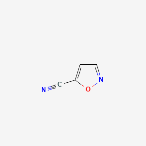 Chemical structure of Isoxazole-5-carbonitrile