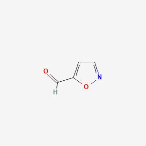 Chemical structure of Isoxazole-5-carbaldehyde
