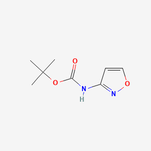 Chemical structure of tert-Butyl 1,2-oxazol-3-ylcarbamate