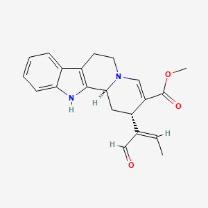 Chemical structure of Isovallesiachotamine
