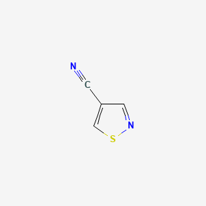 Chemical structure of 4-Isothiazolecarbonitrile