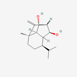 Chemical structure of Isosativenediol