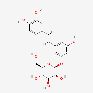 Chemical structure of Isorhapontin