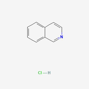 Chemical structure of isoquinolinium chloride