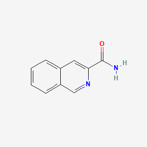 Chemical structure of Isoquinoline-3-carboxamide