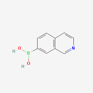 Chemical structure of Isoquinoline-7-boronic acid