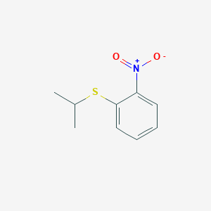 Chemical structure of Isopropyl(2-nitrophenyl)sulfane
