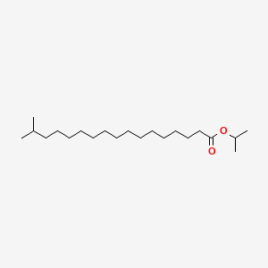 Chemical structure of Isopropyl Isostearate