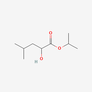 Chemical structure of Isopropyl DL-Leucate