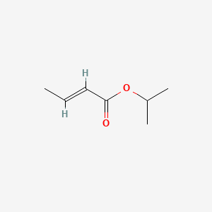Chemical structure of Isopropyl Crotonate