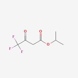 Chemical structure of Isopropyl 4,4,4-Trifluoroacetoacetate