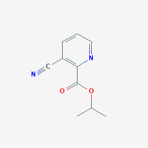 Chemical structure of Isopropyl 3-cyanopicolinate