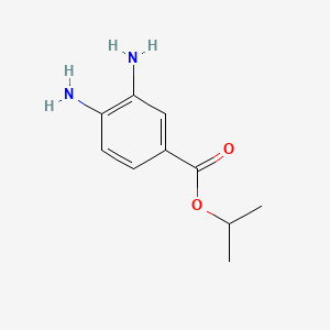 Chemical structure of Isopropyl 3,4-diaminobenzoate