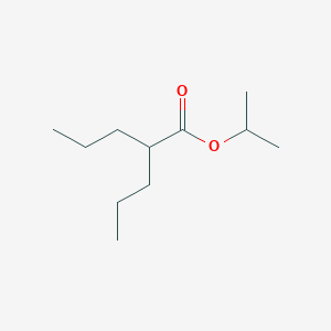 Chemical structure of Isopropyl 2-propylpentanoate