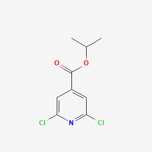 Chemical structure of Isopropyl 2,6-dichloroisonicotinate