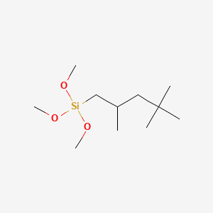 Chemical structure of ISOOCTYLTRIMETHOXYSILANE