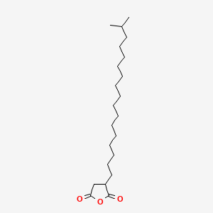Chemical structure of 3-(16-Methylheptadecyl)oxolane-2,5-dione