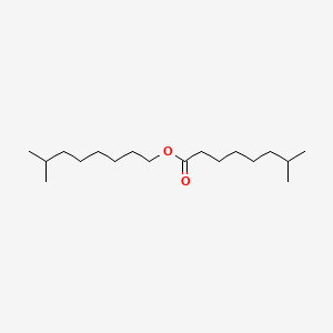 Chemical structure of Isononanoicacid, isononyl ester (9CI)