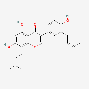 Chemical structure of Isolupabigenin