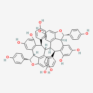 Chemical structure of Isohopeaphenol