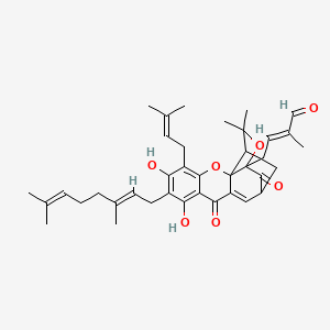 Chemical structure of Isogambogenin