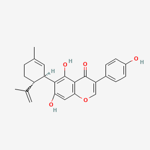 Chemical structure of Isoficusin A
