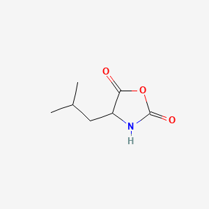 Chemical structure of Isobutyloxazolidine-2,5-dione