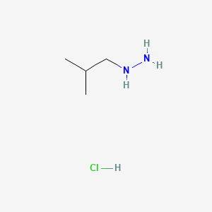 Chemical structure of Isobutylhydrazine hydrochloride