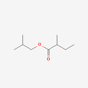 Chemical structure of Isobutyl 2-methylbutyrate