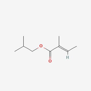 Chemical structure of Isobutyl Tiglate