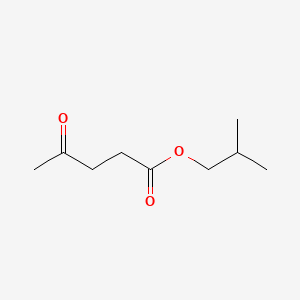 Chemical structure of isobutyl 4-oxovalerate