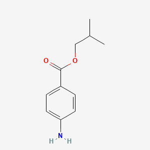 Chemical structure of Isobutamben