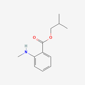 Chemical structure of Isobutyl N-methylanthranilate