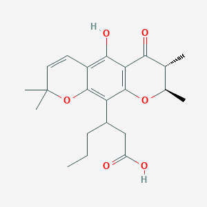 Chemical structure of Isoapetalic acid