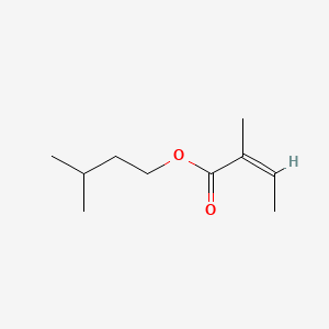 Chemical structure of Isoamyl Angelate