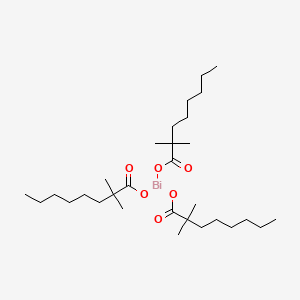Chemical structure of ismuth(III) neodecanoate