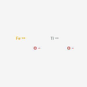 Chemical structure of Iron(III) titanium oxide