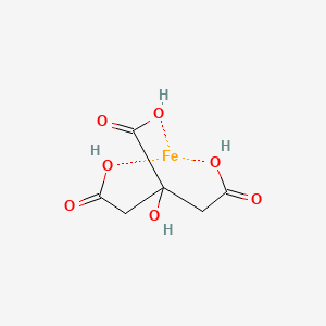 Chemical structure of Ferric citrate