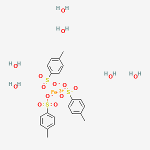 Chemical structure of Iron(III) p-toluenesulfonate hexahydrate