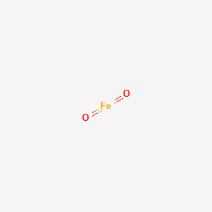 Chemical structure of Iron oxide