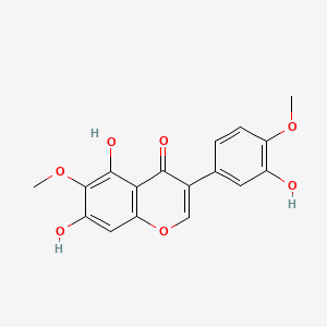 Chemical structure of Iristectorigenin B